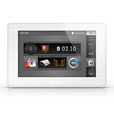 4. SATEL INT-TSI-W GRAPHIC KEYPAD 7 INCHES, White