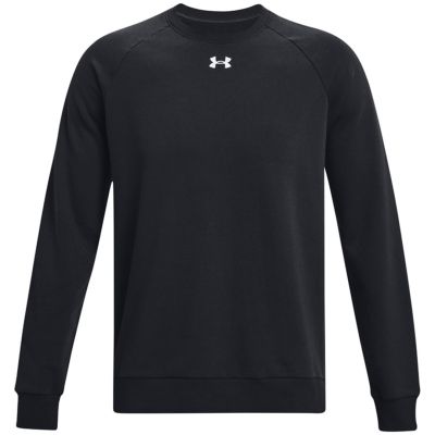 2. Men’s Under Armour Rival Fleece Crew Sweatshirt Black 1379755 001