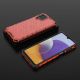 13. Honeycomb Case armor cover with TPU Bumper for Samsung Galaxy A22 4G red