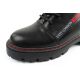 6. Lee Cooper boots, women's boots, leather boots, black, red, warm