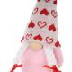 9. GNOME 20CM VALENTINE'S DAY DECORATION GIRL PINK