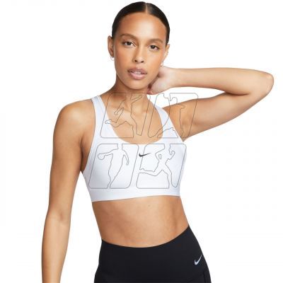 3. Nike Swoosh Light Support W sports bra DX6817-100