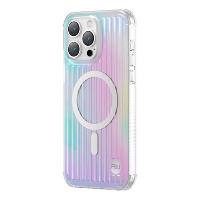 Kingxbar PQY Go Out Series magnetic case for iPhone 14 Plus MagSafe laser color