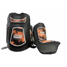 OBU-5 Abdominal and Thigh Protector Black and Orange