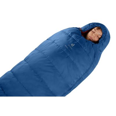 14. Deuter Starlight Children's Sleeping Bag (130-170 cm) - Nightblue/Redwood