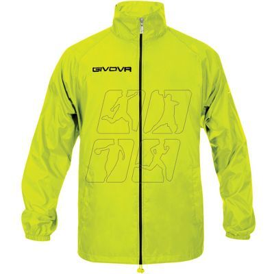 2. Jacket Givova Rain Basico Fluo RJ001 0019