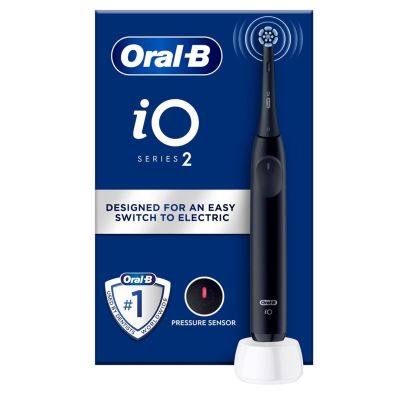 23. Oral-B iO2 Black Electric Toothbrush