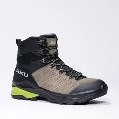 Aku men's trekking sports shoes Adapta Gore-tex leather black green