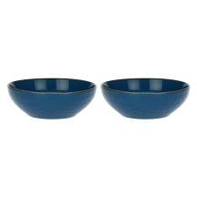 Set of 2 Concerto Blu Avio salad bowls - Navy blue, 26 cm