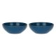Set of 2 Concerto Blu Avio salad bowls - Navy blue, 26 cm