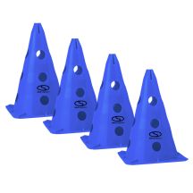 Set of 4 training cones - 30 cm blue / PT4-13H-B