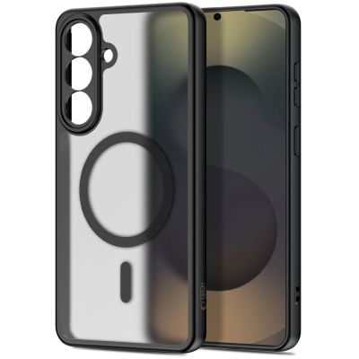 2. Tech-Protect BasicMag MagSafe Case for Samsung Galaxy S26 - Transparent Black