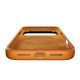 6. Puro Icon Mag Pro Liquid Silicone Case for iPhone 17 Pro, MagSafe Compatible, with Camera Protection and Aluminum Buttons - Orange