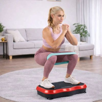 6. Extralink Moonwalk Spin Move Vibration Platform for Fitness Exercises 200W red