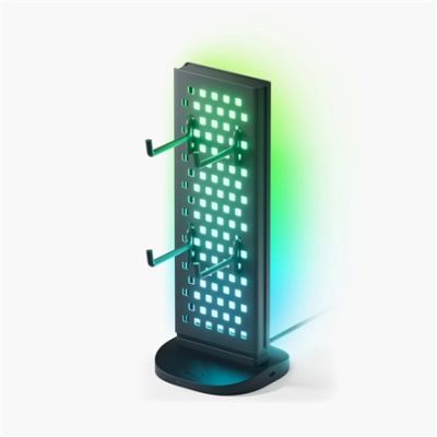 Nanoleaf Pegboard Desk Dock - illuminated docking station for peripherals
