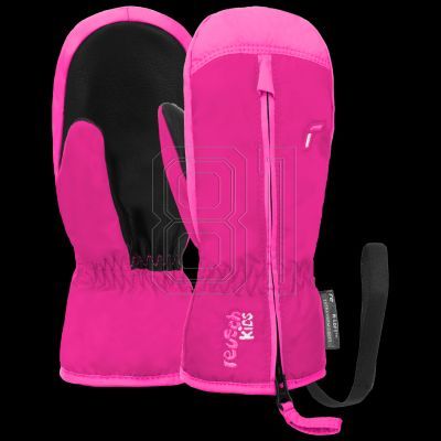 3. REUSCH Ben Mitten children's winter gloves with zipper, insulated, pink (62/85/408/3329)