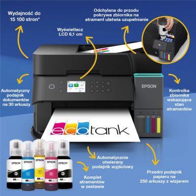 6. Epson EcoTank L6370 Multifunction Printer