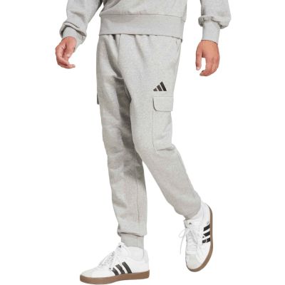 adidas Essentials Feelcozy Cargo Men's Pants Light Gray JE3823