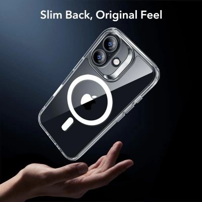 8. ESR Classic Hybrid MagSafe + Tempered Glass Set for iPhone 17 - Clear