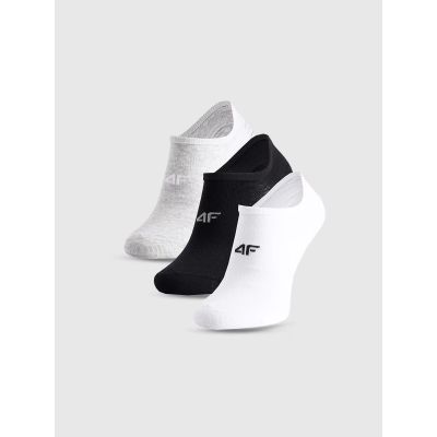 Men's casual ankle socks (SET OF 3) 4F 4FWMM00USOCM477-90S