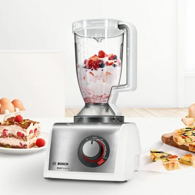 4. Bosch MultiTalent 8 MC8125814 Food Processor (1250W; white-silver)