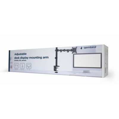 10. GEMBIRD ADJUSTABLE DESK MONITOR ARM/HOLDER 17-32, VESA 100X100MM, UP TO 9KG