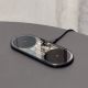 3. Baseus Digital LED Display dual wireless charger with digital display 20W black (WXSX010101)