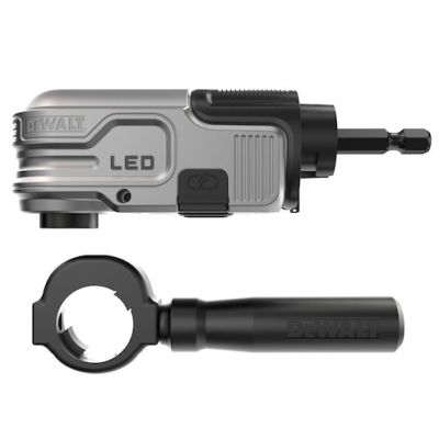 6. DEWALT HEX Right Angle Attachment with LED Light