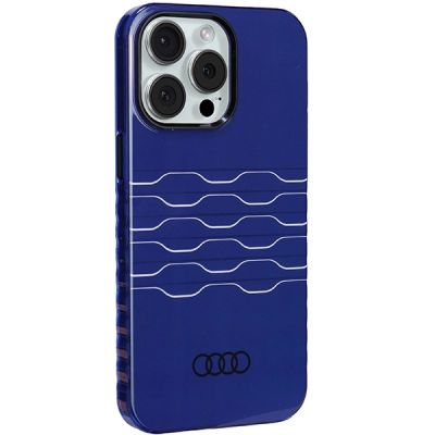 6. Audi IML MagSafe case for iPhone 15 Pro Max - blue