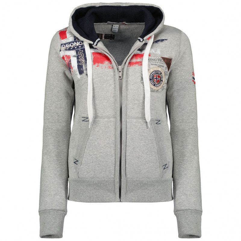 Geographical Norway Fespote Lady 100 Distri W sweatshirt WU8015F/GN B-Grey7