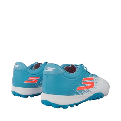 3. Skechers Razor 1.5 Academy TF Football Shoes Blue and White 252016 WTQP