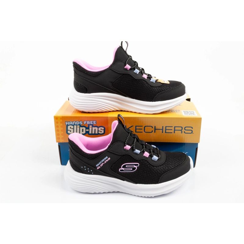 9. Skechers Bounder Pro Slip-Ins Kids' Sports Shoes Black