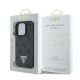 8. Guess Leather 4G Triangle Strass MagSafe Case for iPhone 16 Pro Max - Black