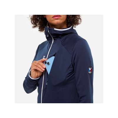 5. MILLET Trilogy Icon Lightgrid HW Navy Blue Women's Sweatshirt