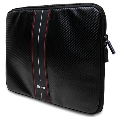 2. BMW Carbon & Red Stripe sleeve for a 16" laptop - black