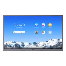 Hikvision DS-D5C75RB/A2L signage display Interactive flat panel 190.5 cm (75") LED Wi-Fi 480 cd/m2 4K Ultra HD Gray Touchscreen Embedded processor Android 16/7