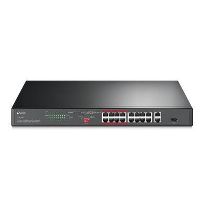 5. TP-LINK TL-SL1218P 16-Port 10/100 Mbps + 2-Port Gigabit Switch