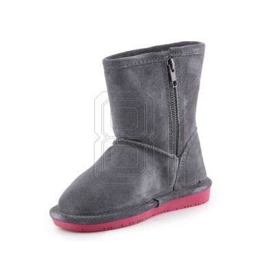 9. BearPaw Emma Toddler Zipper Jr 608TZ-903 Charcoal Pomberry winter shoes