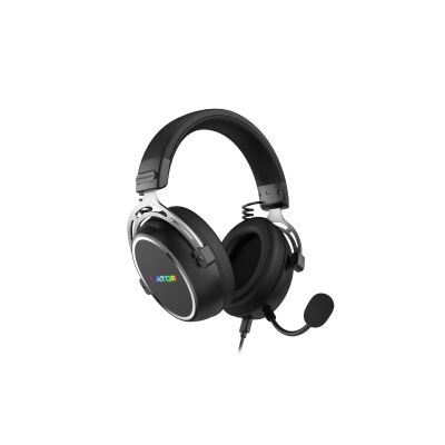 2. HATOR Hypergang 3 USB Wired & Wireless Headband Gaming Headset USB Type-C / USB Type-A Bluetooth Black