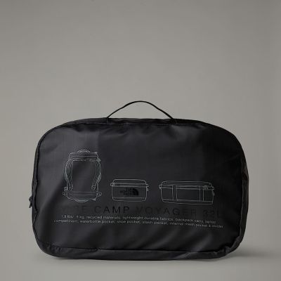 5. The North Face Base Camp Duffel 32L Travel Bag - Black