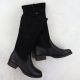 2. Women's leather ankle boots with insulated sole, black Rieker 9551
