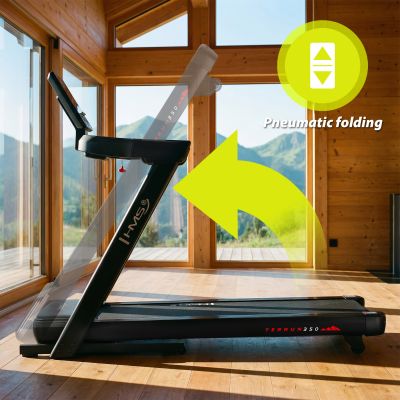 8. TERRUN350 HOME TREADMILL WITH BI-DIRECTIONAL HMS INCLINE ADJUSTMENT