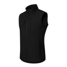 Men's Trail Softshell Vest (Black)