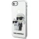 2. Karl Lagerfeld KLHCI8HNKCTGT iPhone 7/8/ SE 2020 / SE 2022 transparent hardcase Gliter Karl&Choupette