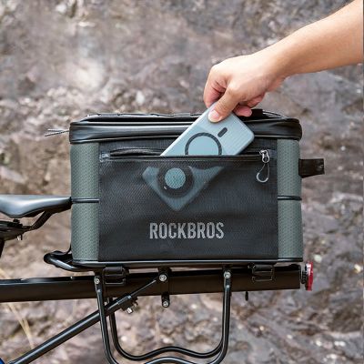 4. Rockbros A30 ROAD TO SKY Foldable Bike Bag for Trunk 15-30L - Gray