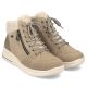 28. Beige waterproof leather ankle boots for women – Rieker L7701-24