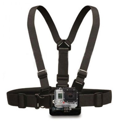 2. Chest Mount - Chest Harness for GoPro SJCAM Sports Cameras - Black