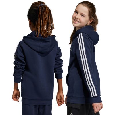 11. adidas Essentials 3-Stripes Fleece Full-Zip Hoodie Jr IC0600
