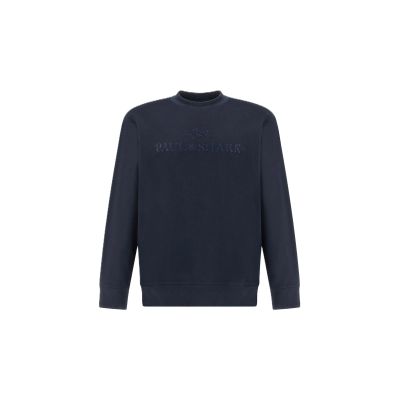 7. Paul&Shark men's cotton and lyocell sweatshirt, navy blue 26411803-50