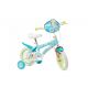 7. TOIMSA Bluey 12" Children's Bicycle Blue and Lime